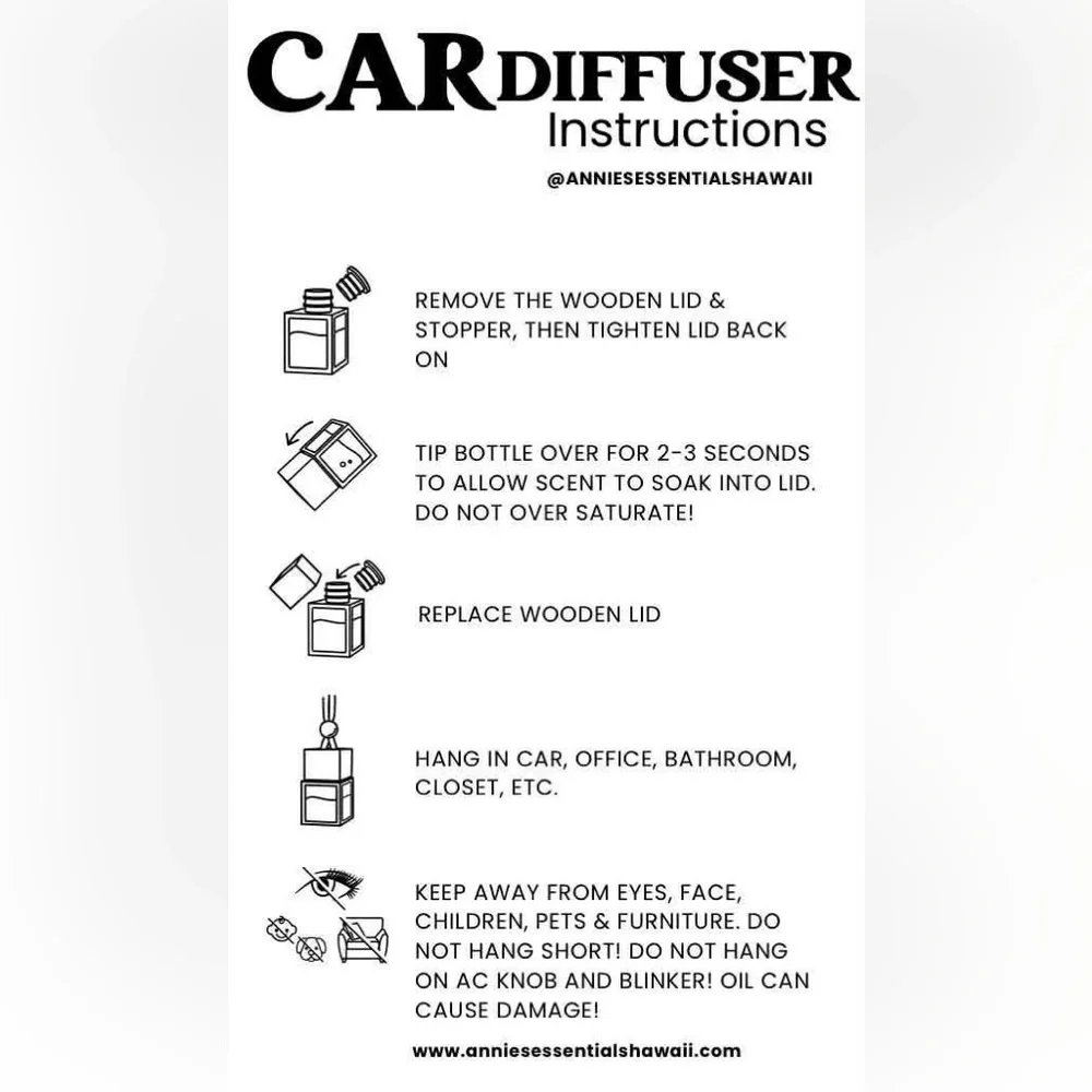 Pikake Car Diffuser - Picture 2 of 2